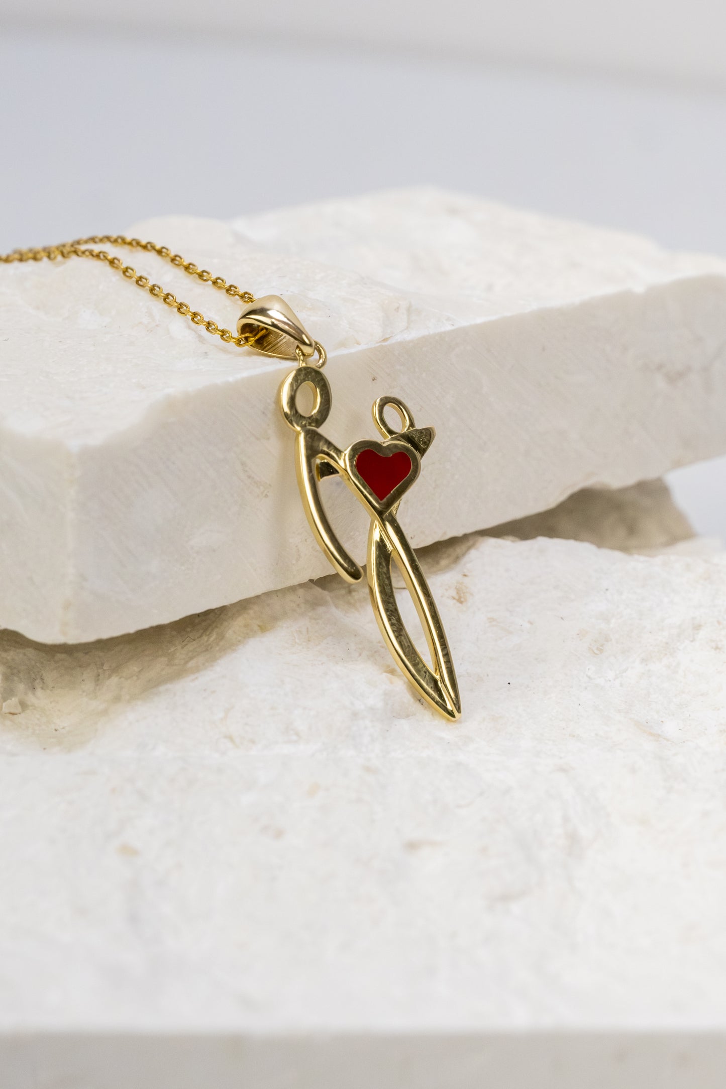 Altın Anne & Çocuk Kolye