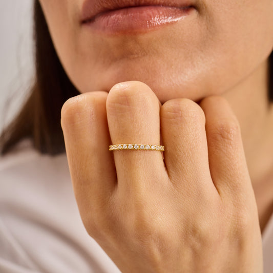Tam Tur Moissanite Yüzük (203)