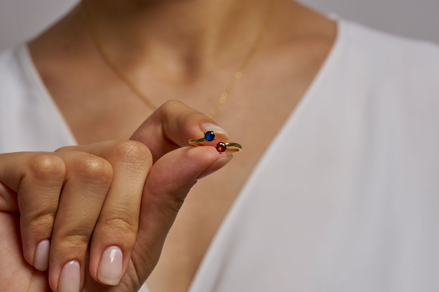 Custom Two Birthstone Ring for Her, Romantic Birthstone Rings, Dainty Promise Ring, Elegant Birthstone Ring, Luxury Jewelry Gift for Her